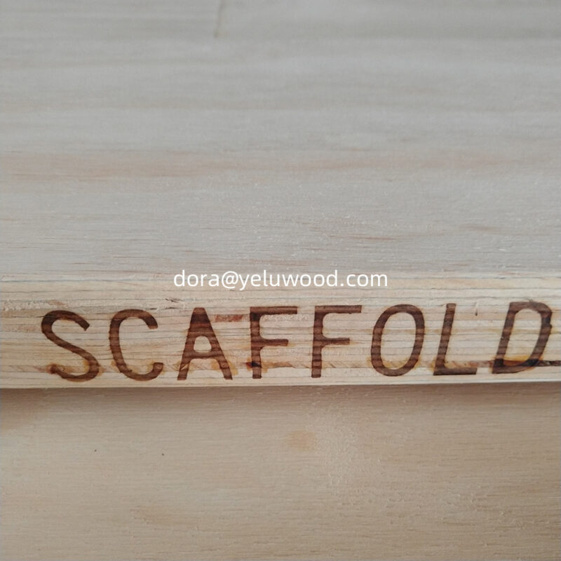 Poplar LVL Scaffold Board, China Factory Direct, 90x63mm for Indoor Structures