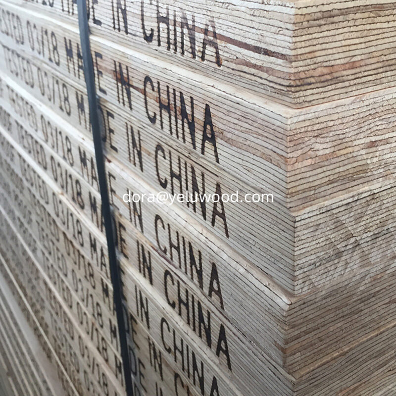 China-Made Pine LVL Scaffold Board, H20 Waterproof, 36 Cubic Meters Minimum